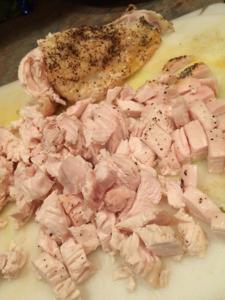 i used THIS much chicken. (i never measure)